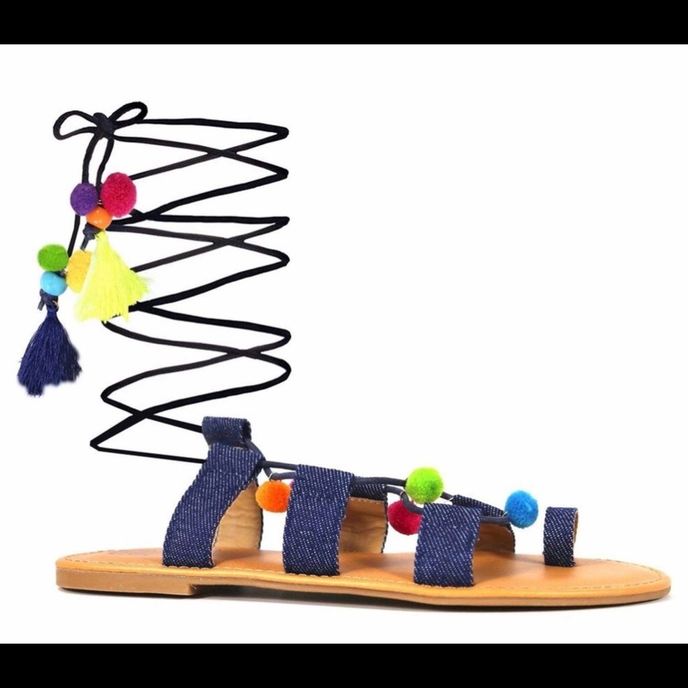Catherine Malandrino Mallidrie Wrap-Around Sandals